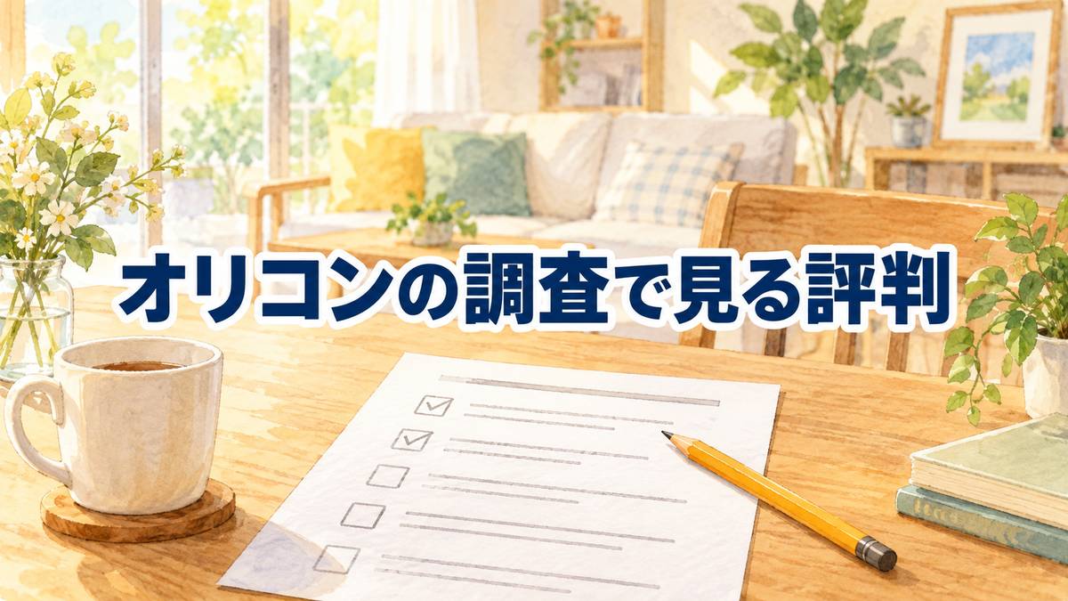 オリコンの調査で見る評判