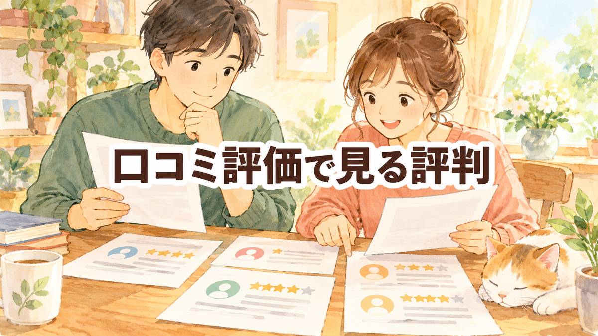 口コミ評価で見る評判