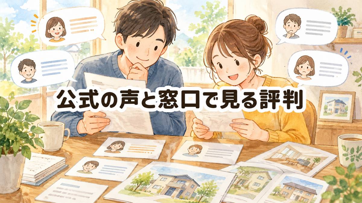 公式の声と窓口で見る評判