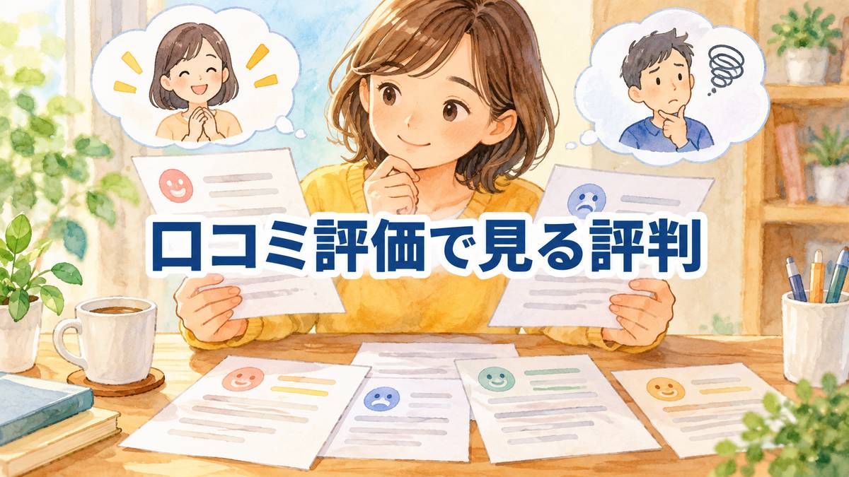 口コミ評価で見る評判