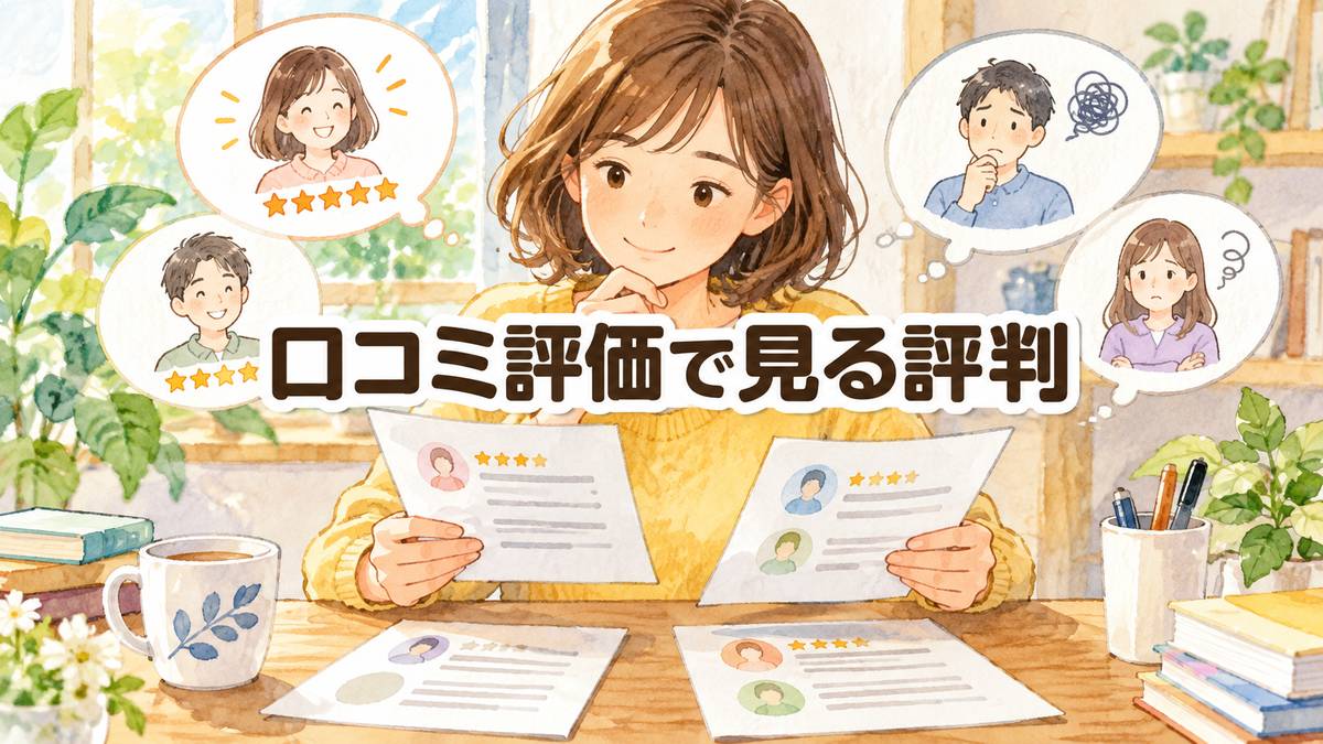 口コミ評価で見る評判