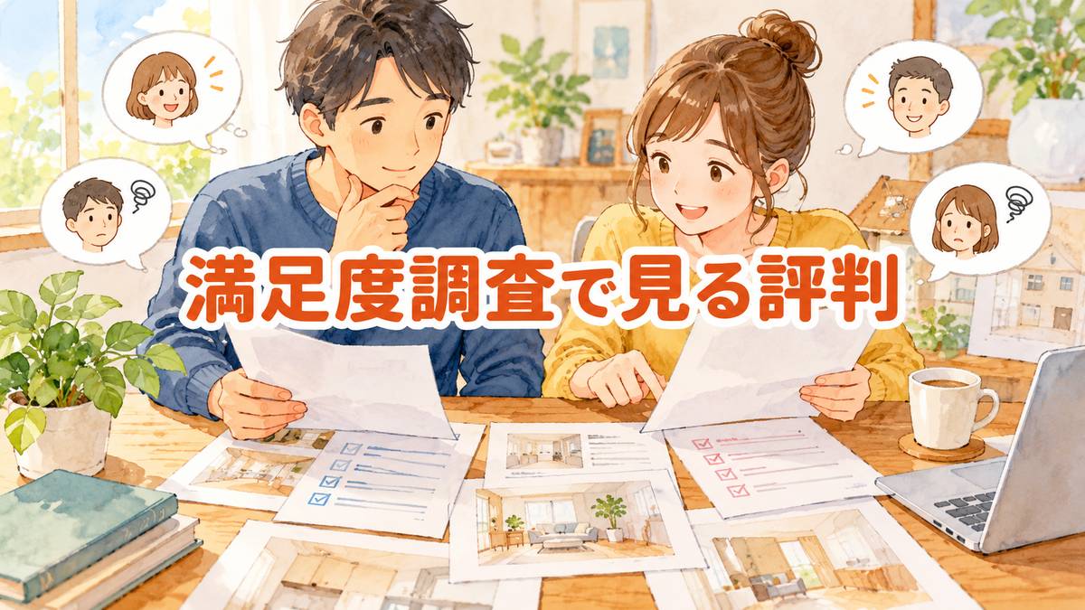 満足度調査で見る評判