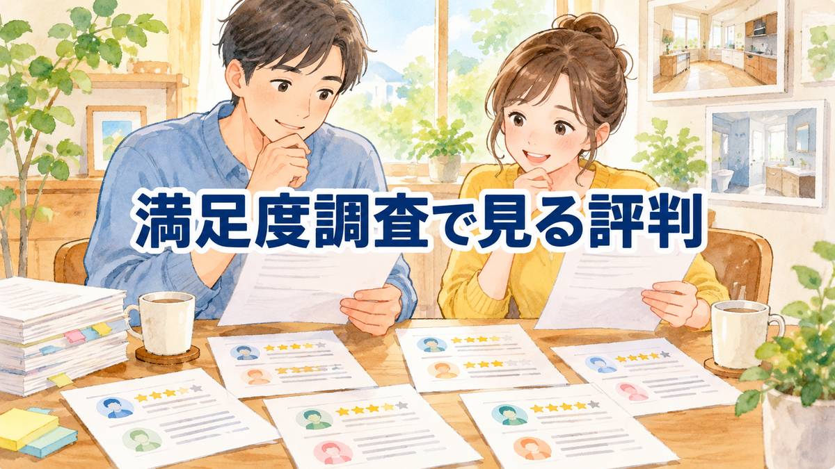 満足度調査で見る評判