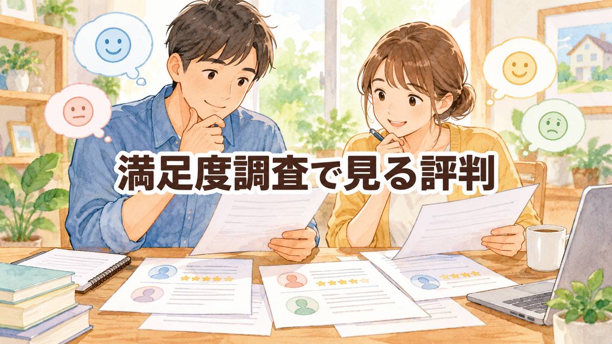 満足度調査で見る評判