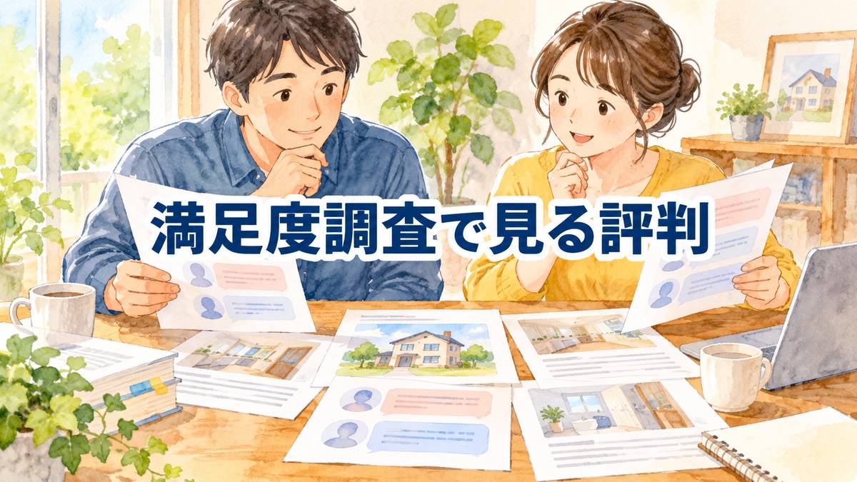 満足度調査で見る評判