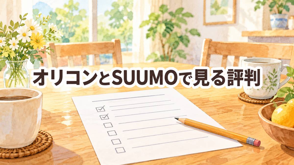 オリコンとSUUMOで見る評判