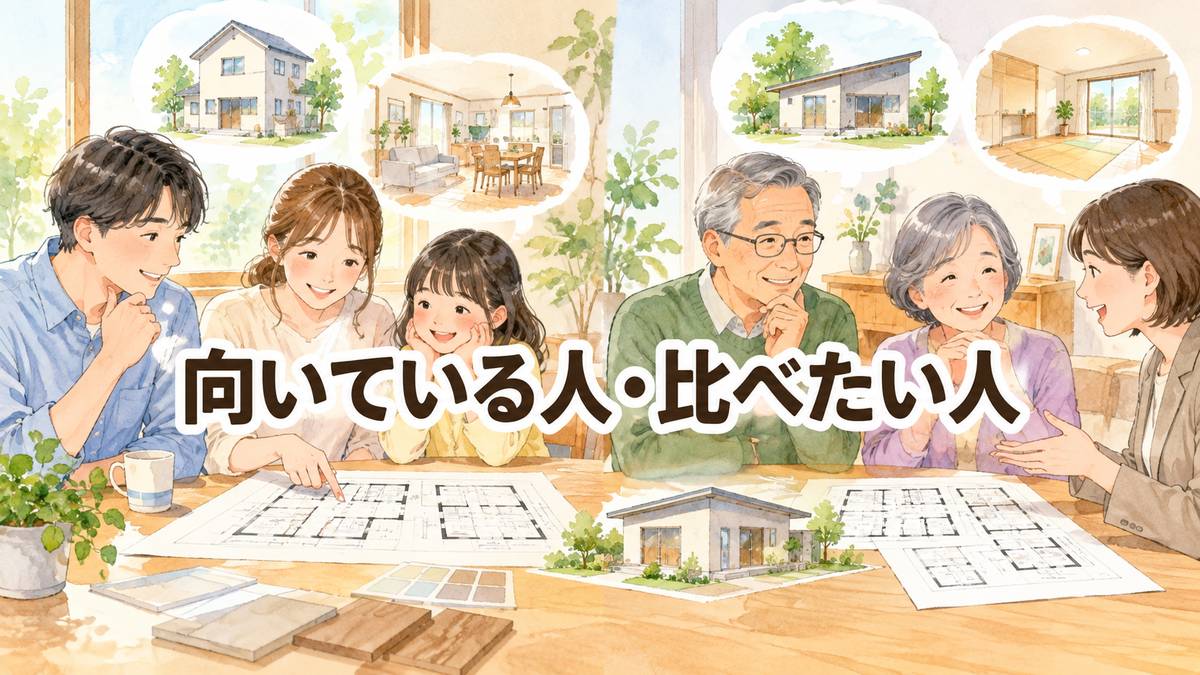 向いている人・比べたい人