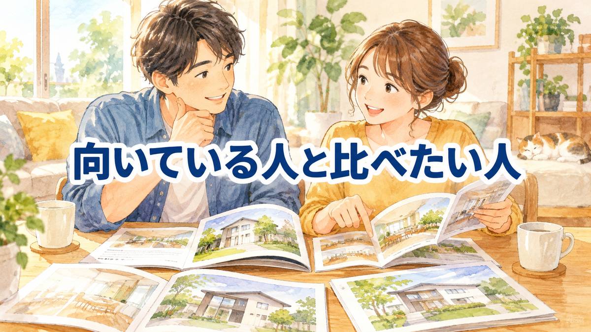 向いている人と比べたい人