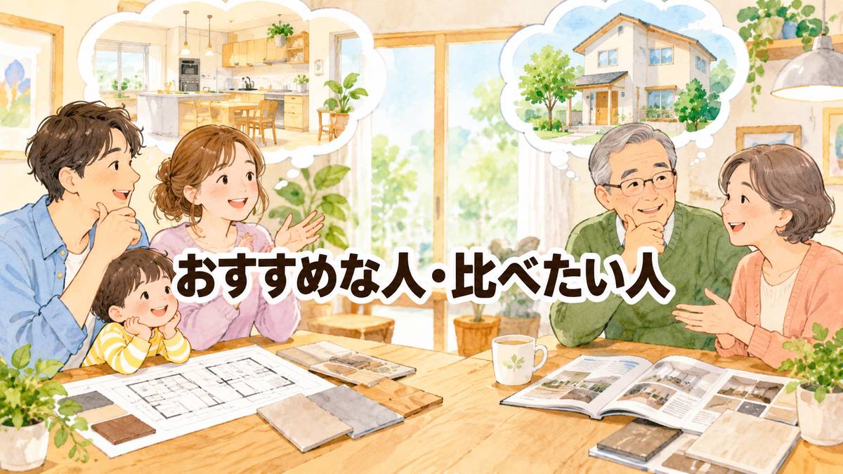 おすすめな人・比べたい人