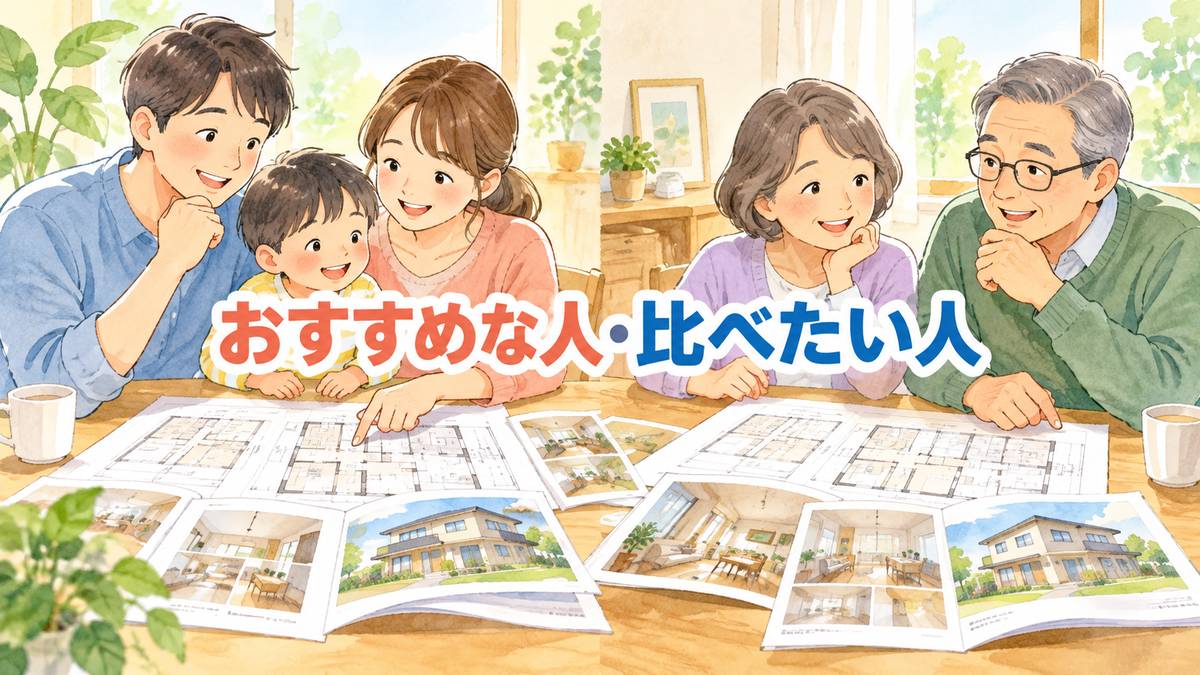 おすすめな人・比べたい人