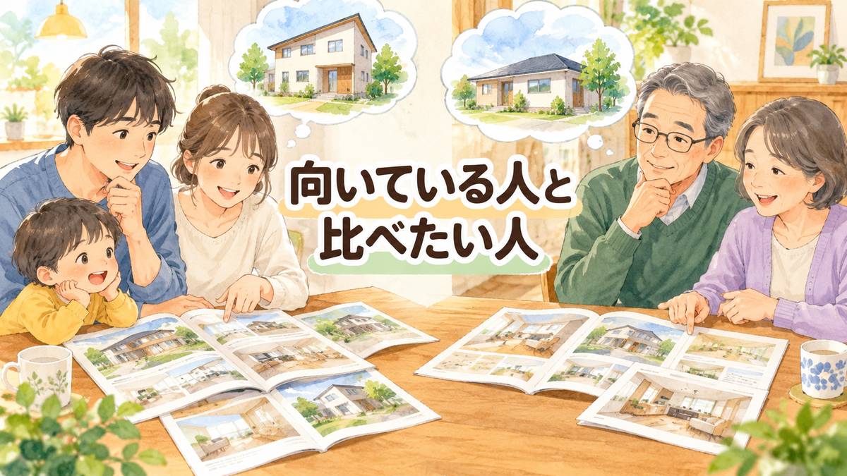 向いている人と比べたい人