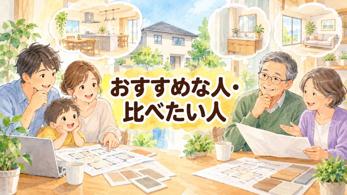 おすすめな人・比べたい人