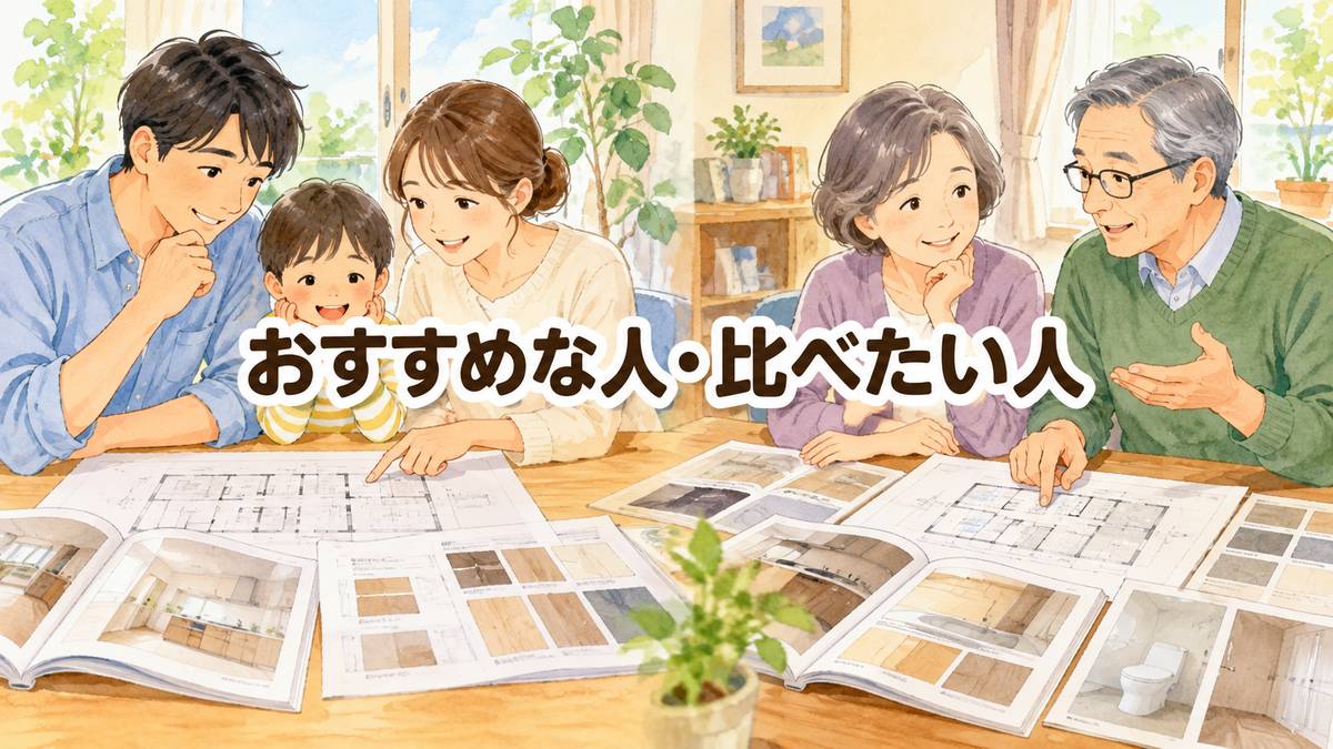 おすすめな人・比べたい人