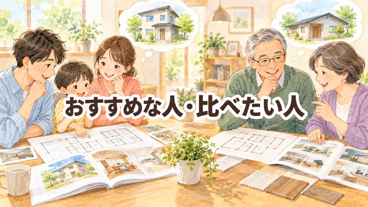 おすすめな人・比べたい人