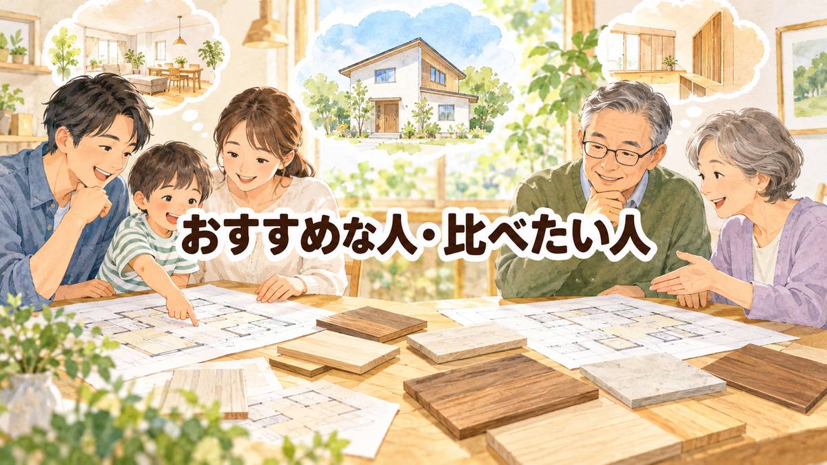 おすすめな人・比べたい人