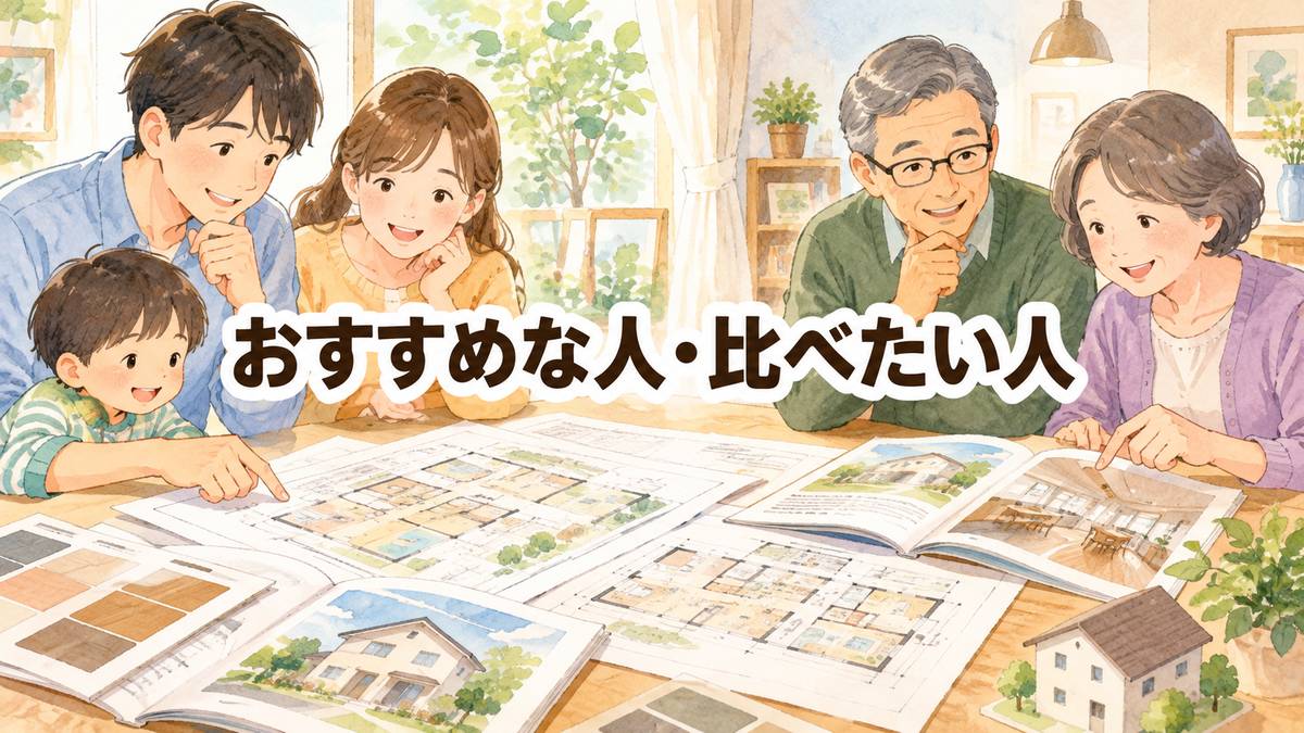 おすすめな人・比べたい人