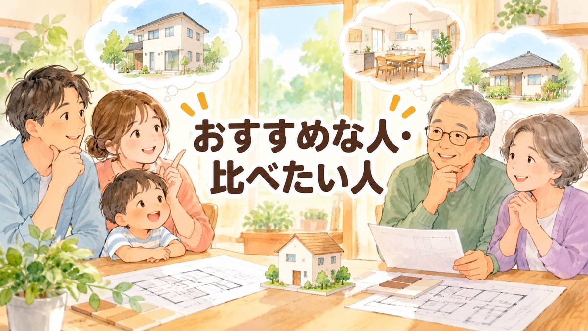 おすすめな人・比べたい人