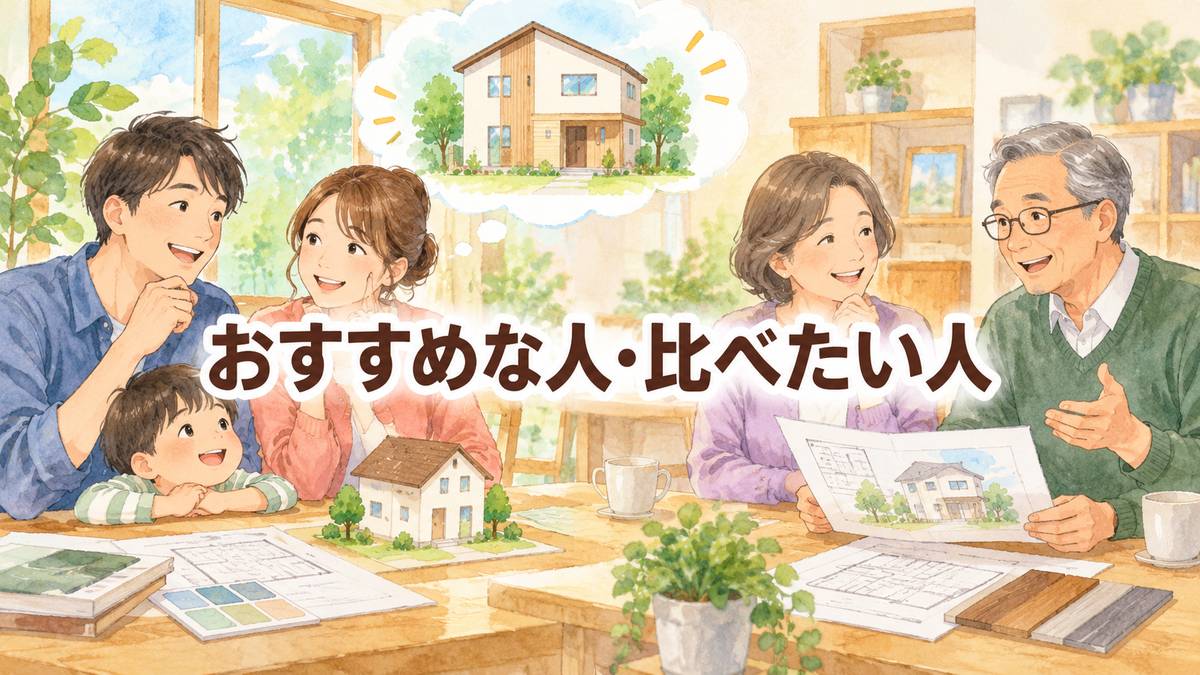 おすすめな人・比べたい人