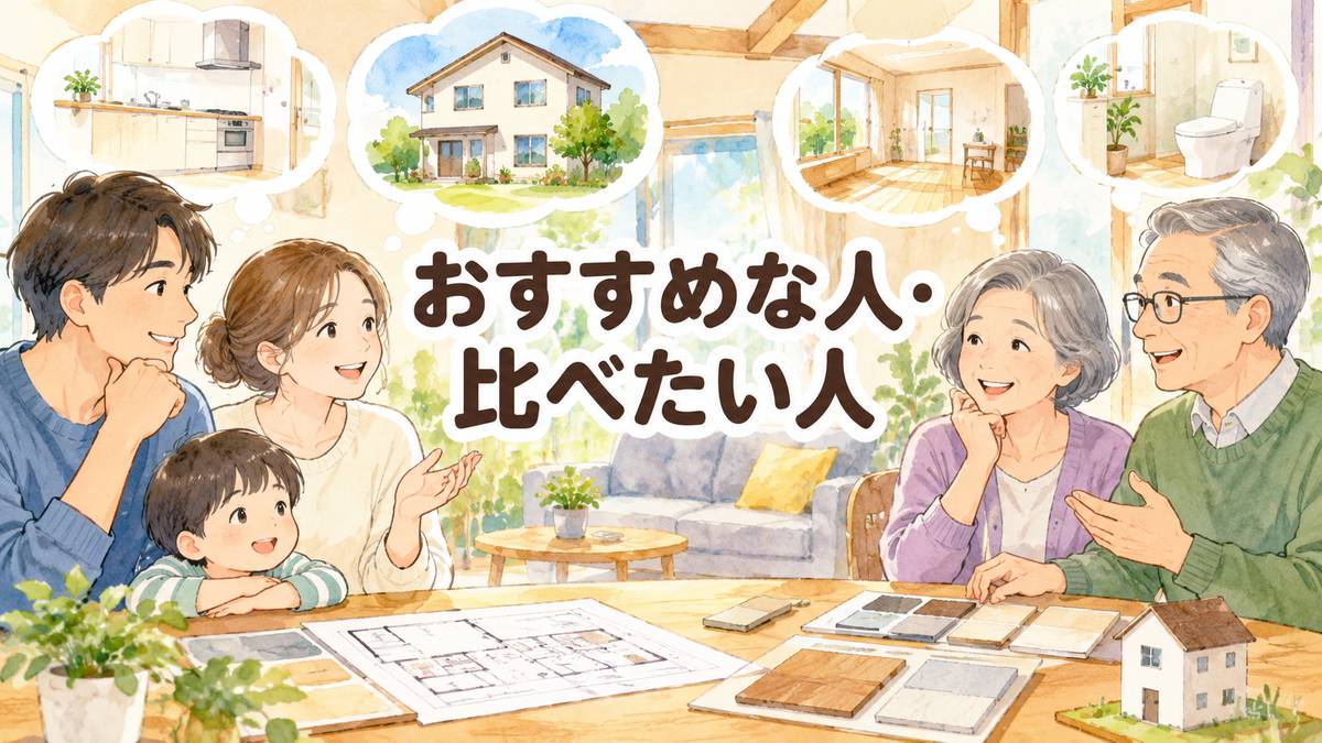おすすめな人・比べたい人