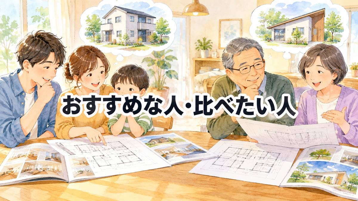 おすすめな人・比べたい人