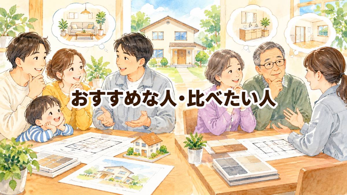 おすすめな人・比べたい人