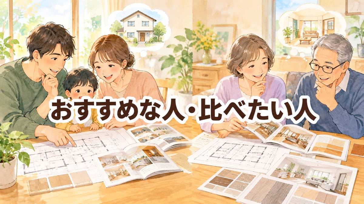 おすすめな人・比べたい人