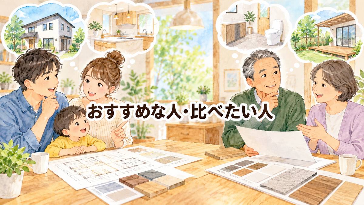 おすすめな人・比べたい人