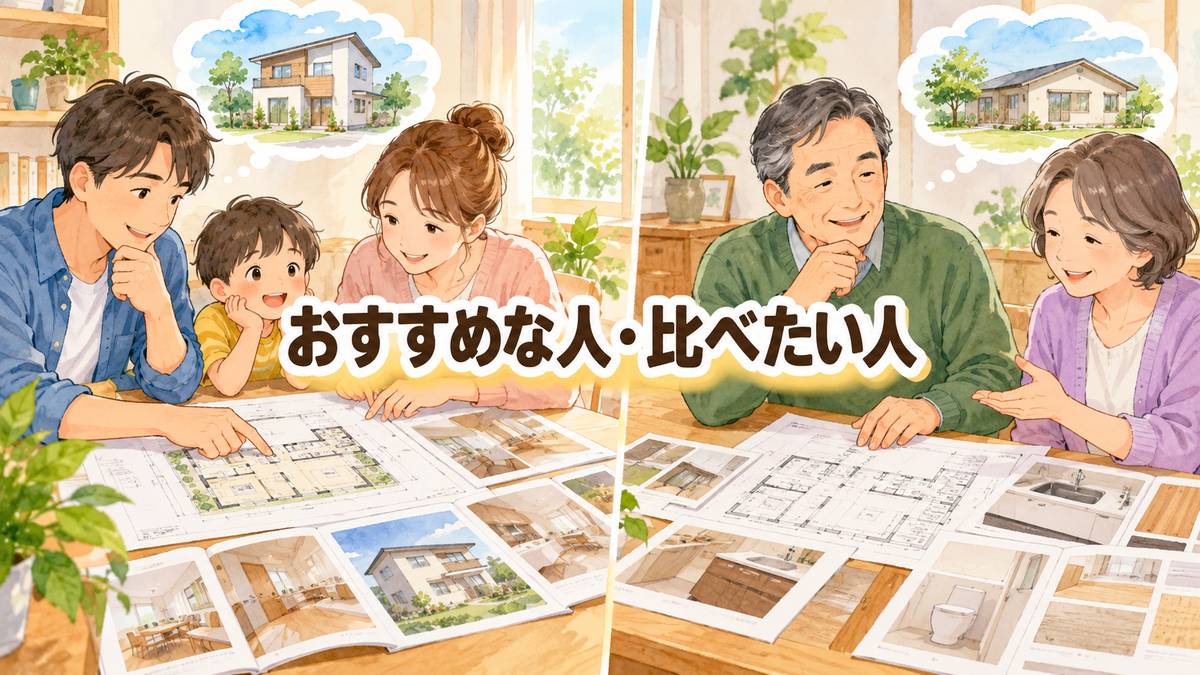 おすすめな人・比べたい人