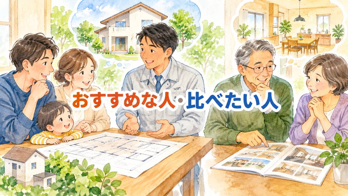 おすすめな人・比べたい人
