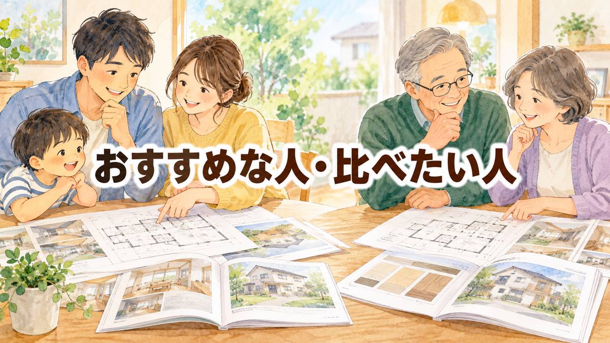 おすすめな人・比べたい人