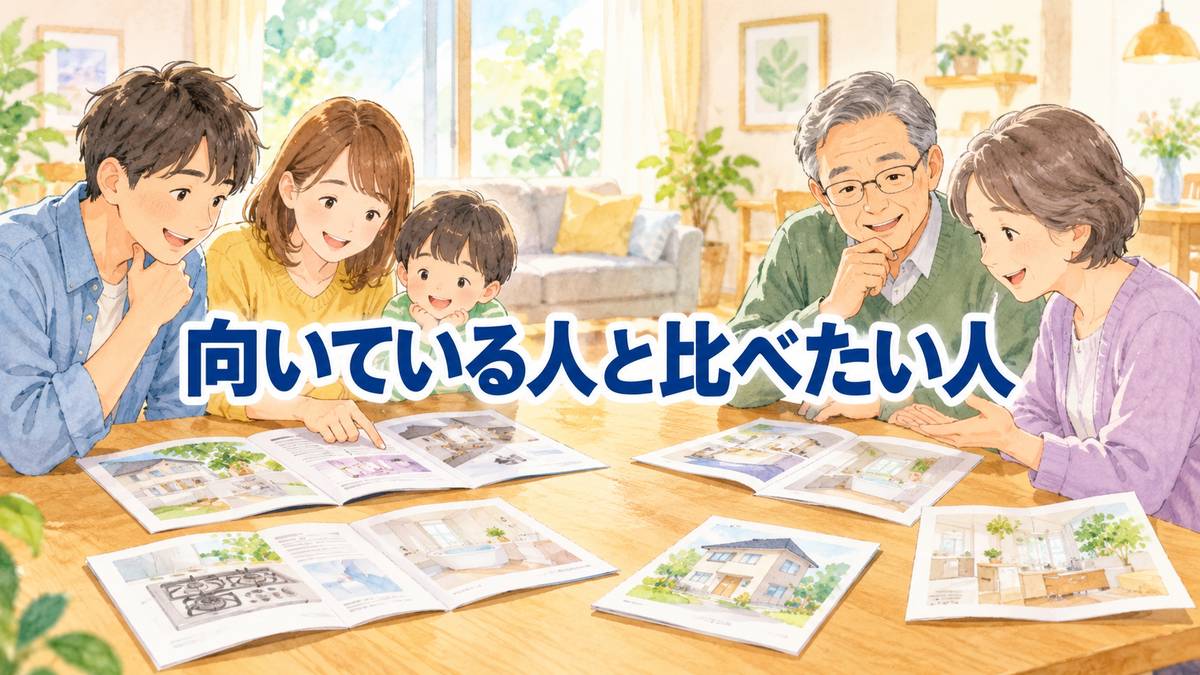 向いている人と比べたい人