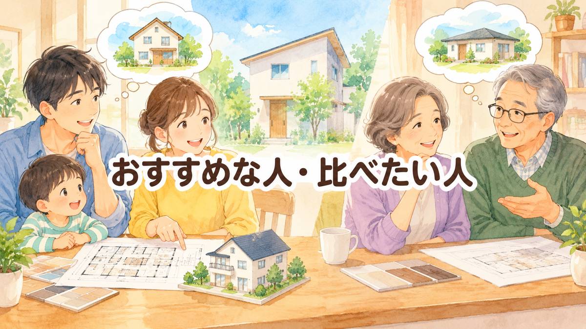 おすすめな人・比べたい人