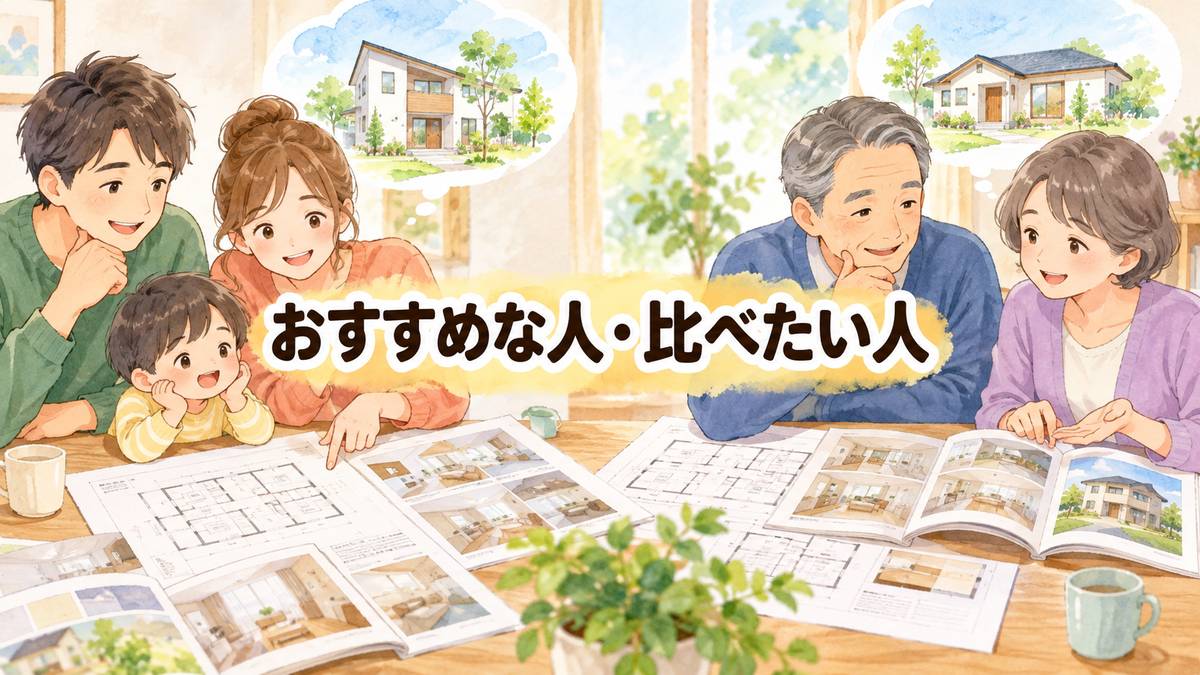 おすすめな人・比べたい人