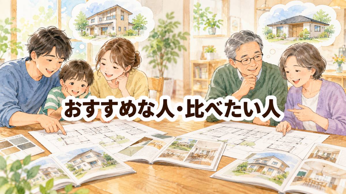 おすすめな人・比べたい人