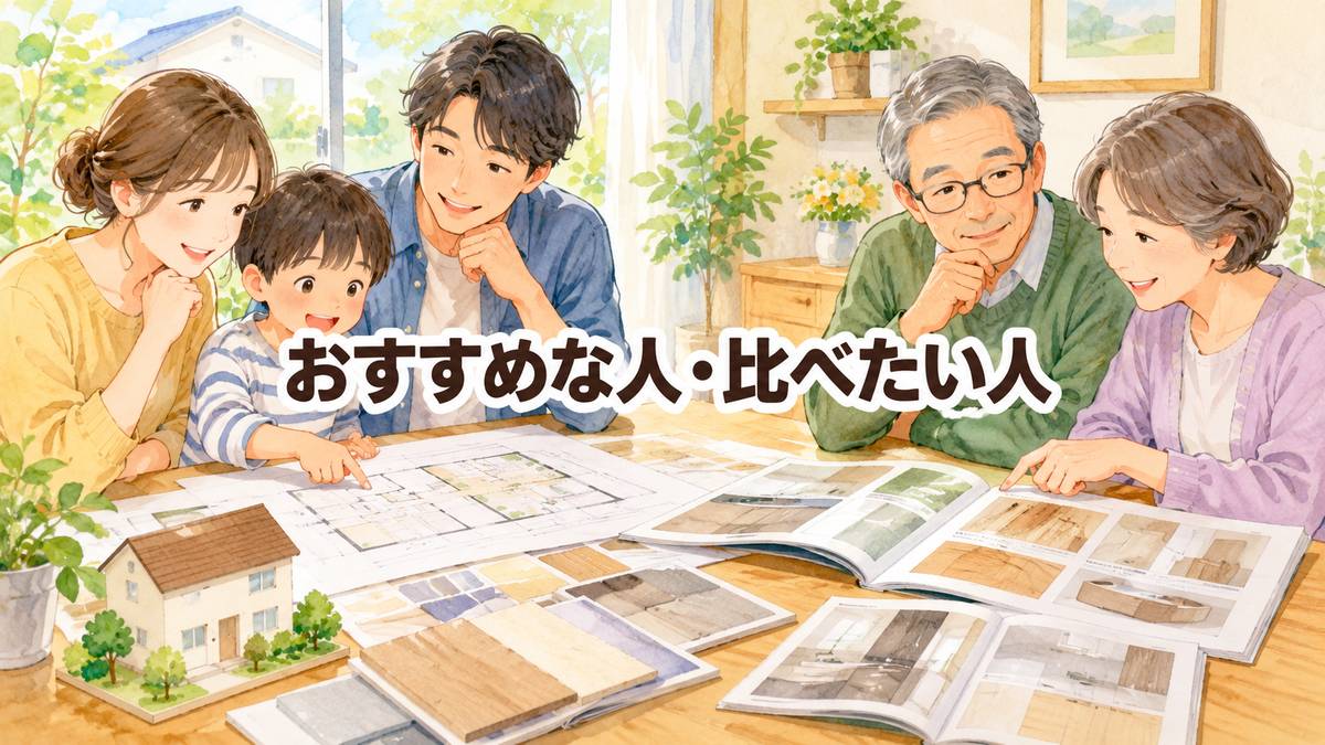 おすすめな人・比べたい人