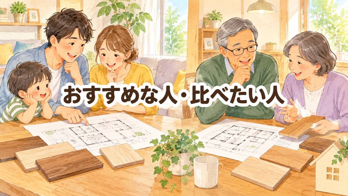 おすすめな人・比べたい人