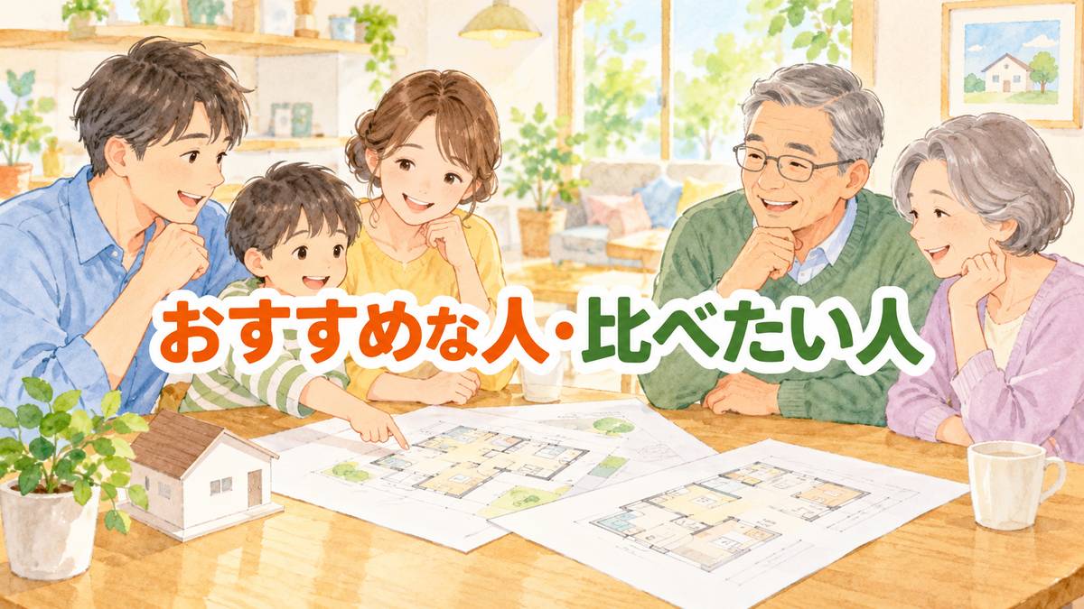 おすすめな人・比べたい人