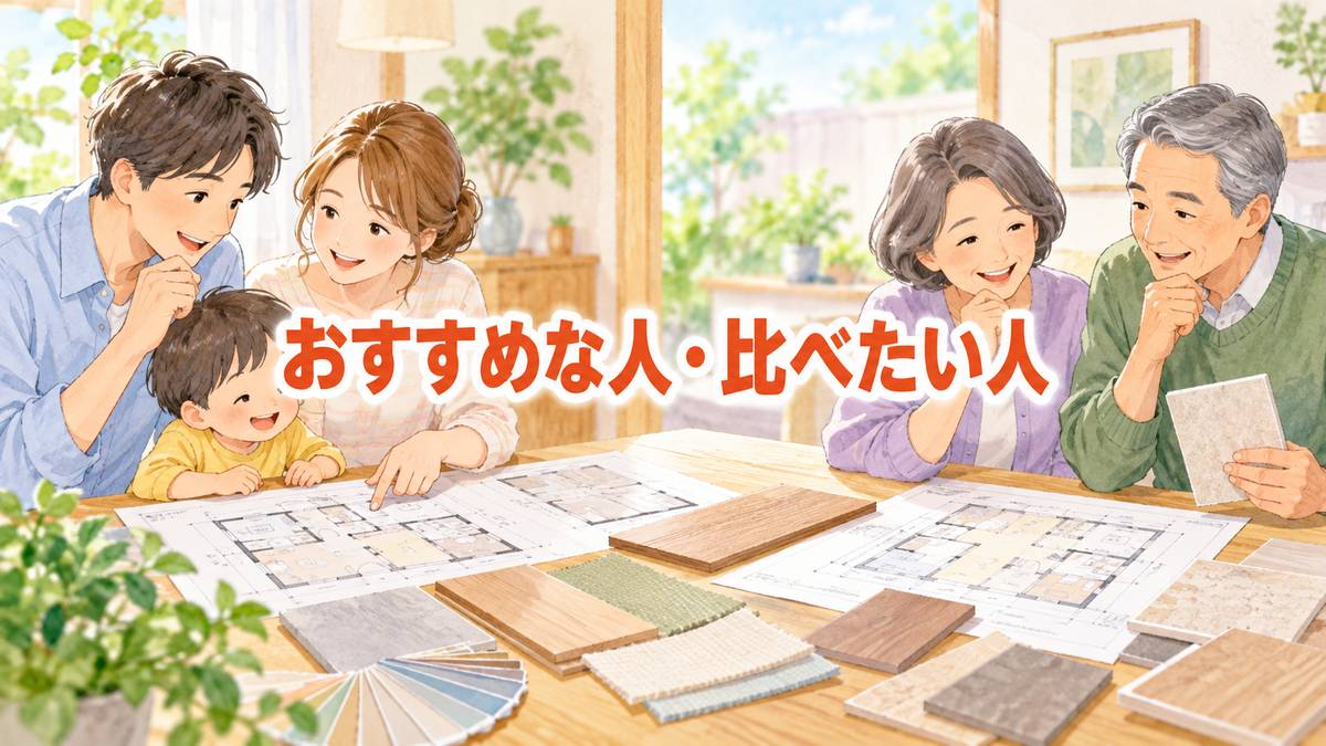 おすすめな人・比べたい人