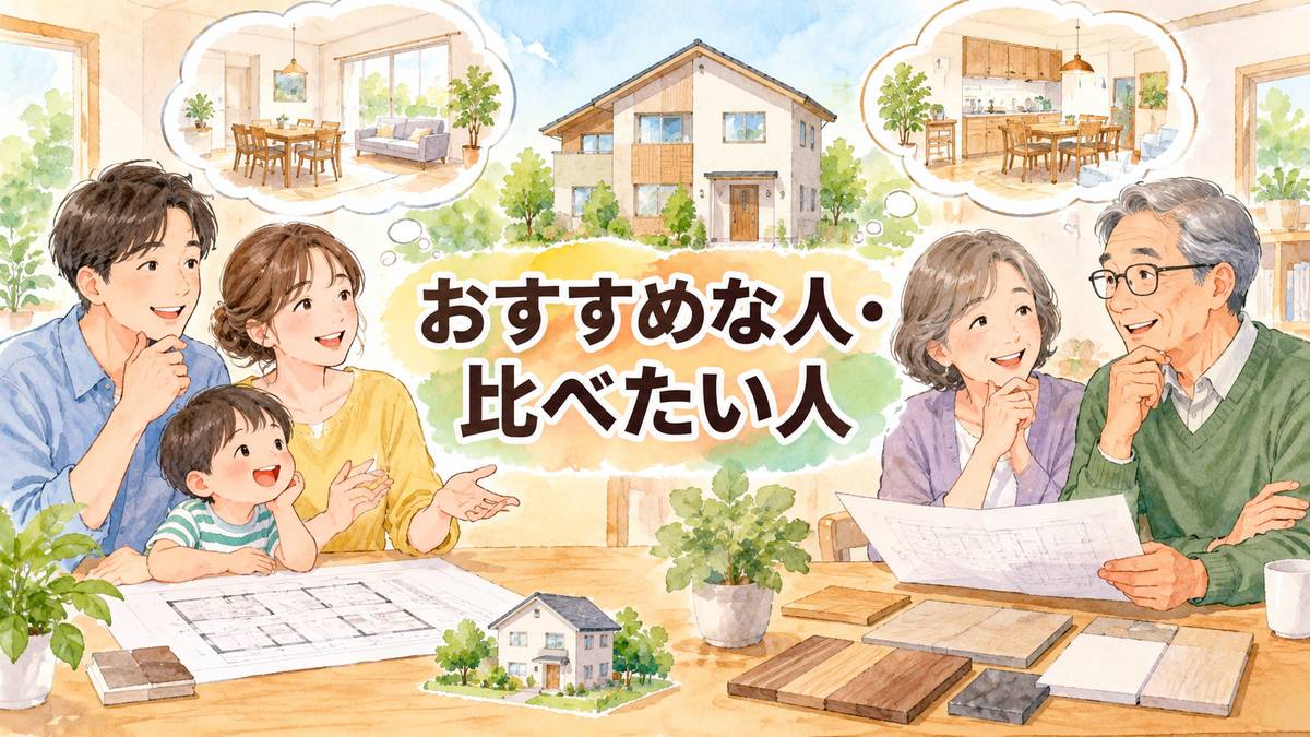 おすすめな人・比べたい人