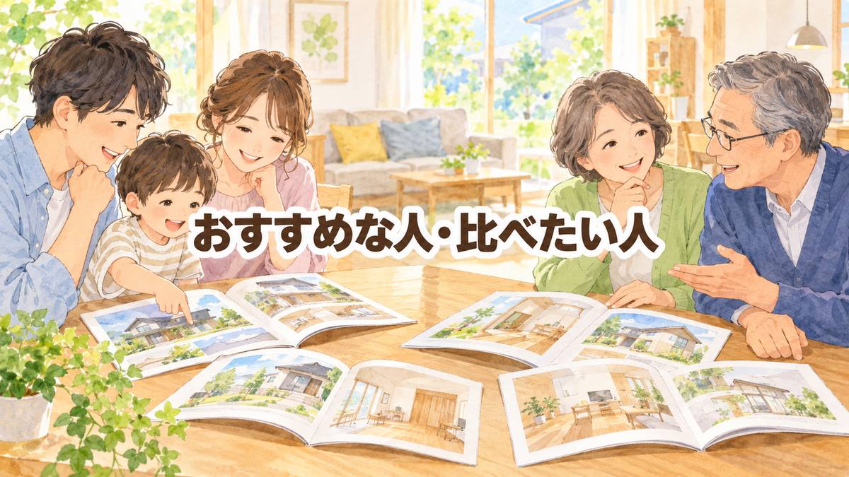 おすすめな人・比べたい人