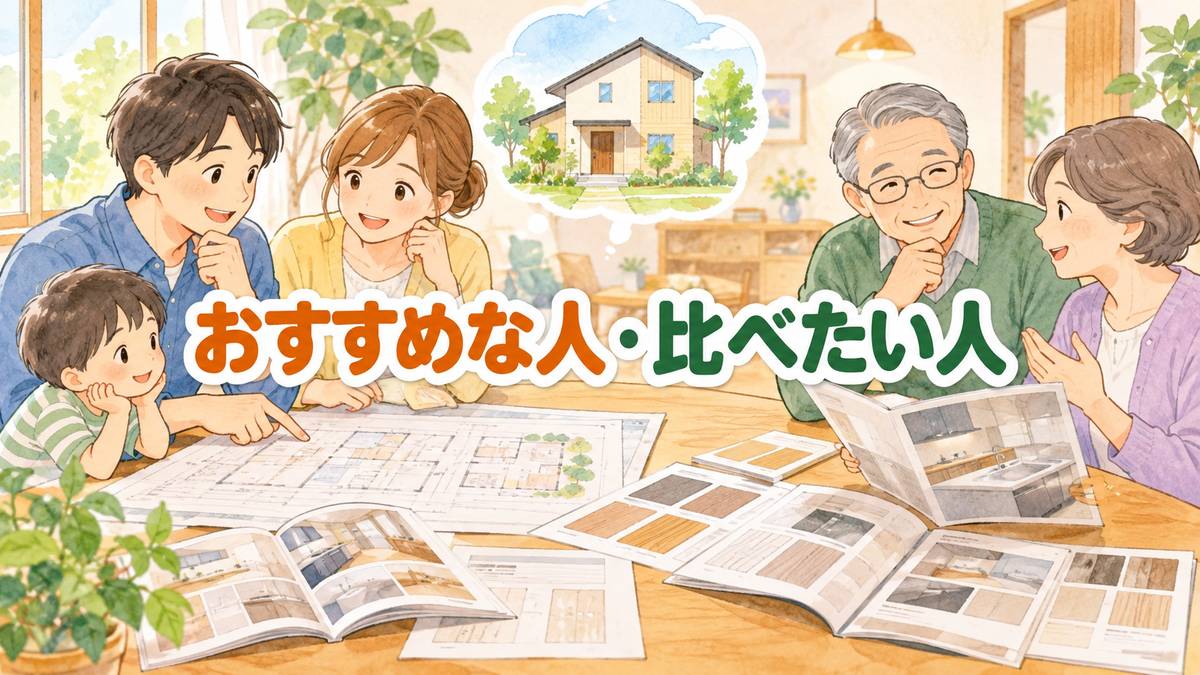 おすすめな人・比べたい人