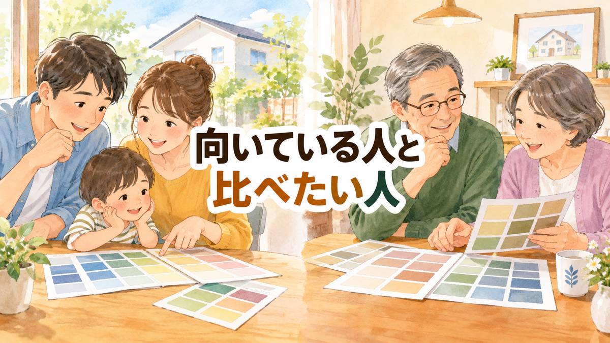 向いている人と比べたい人