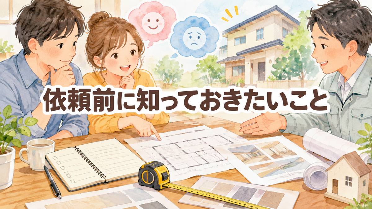 依頼前に知っておきたいこと
