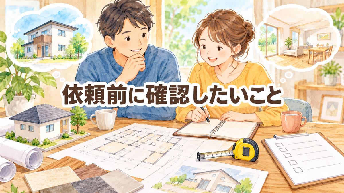 依頼前に確認したいこと