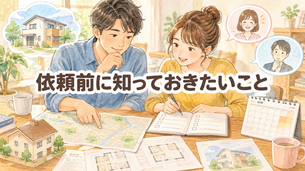 依頼前に知っておきたいこと