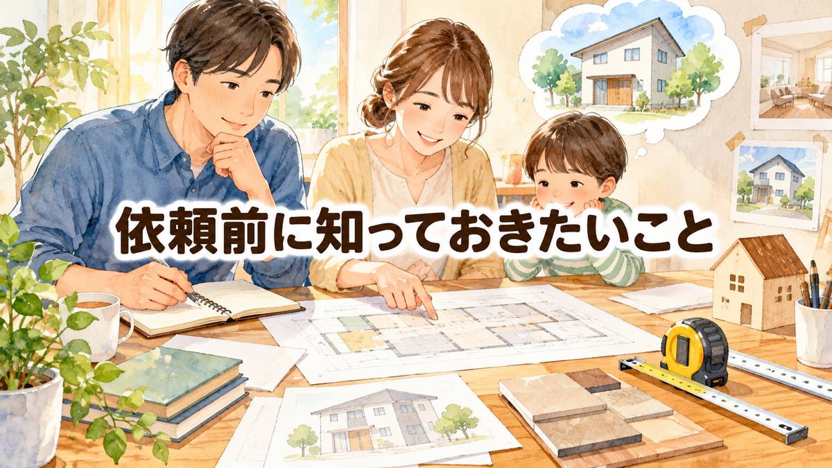 依頼前に知っておきたいこと