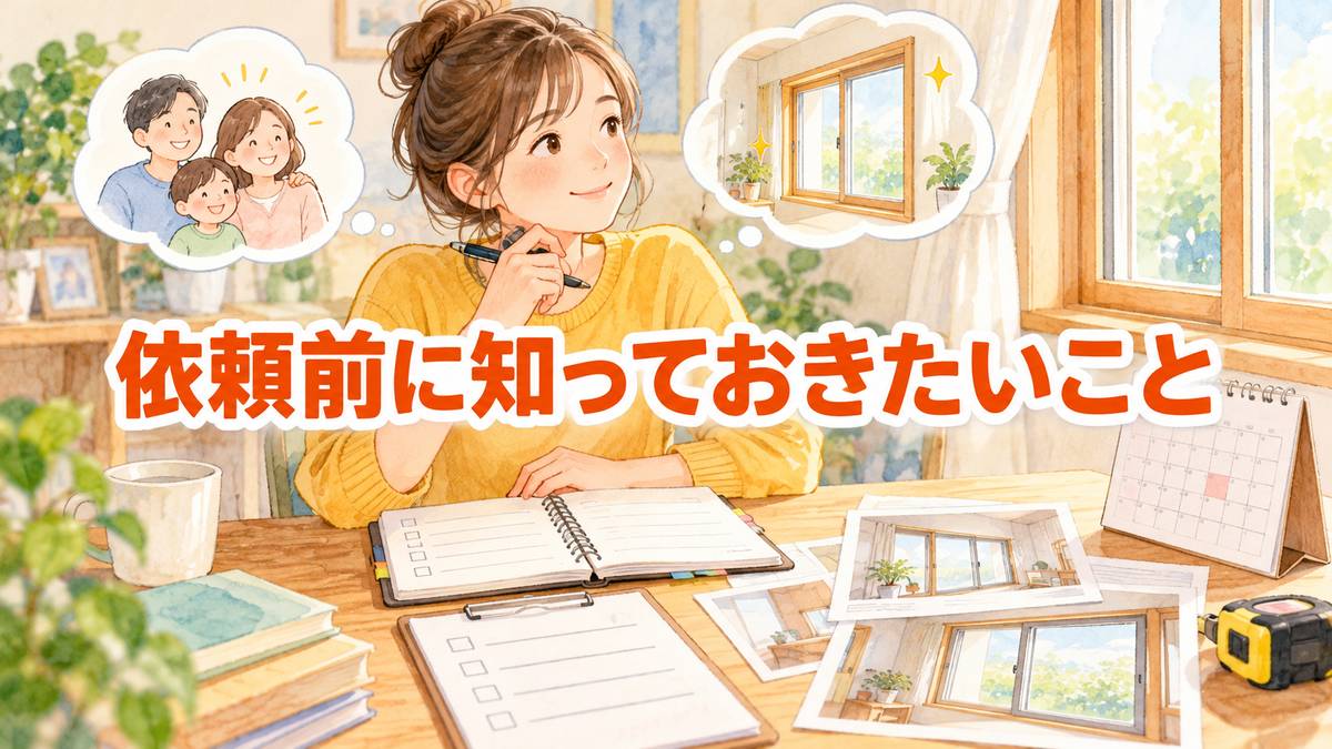 依頼前に知っておきたいこと