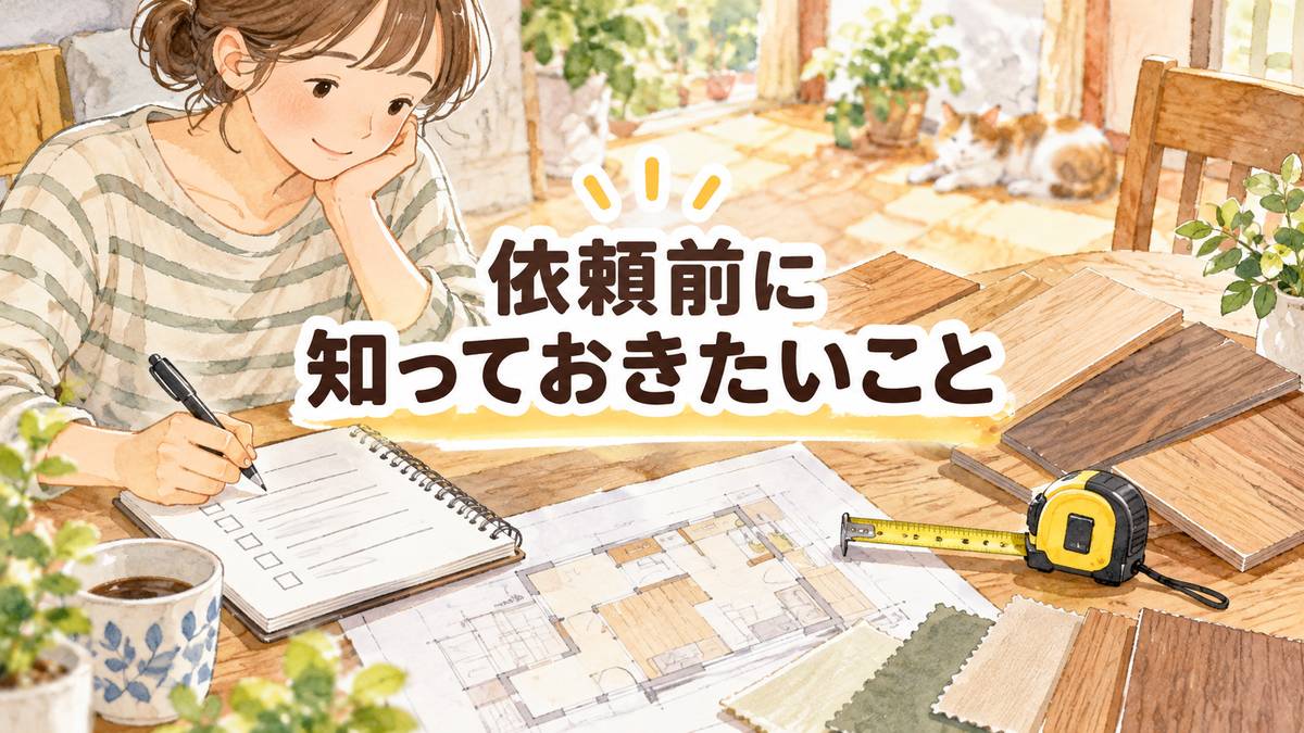 依頼前に知っておきたいこと