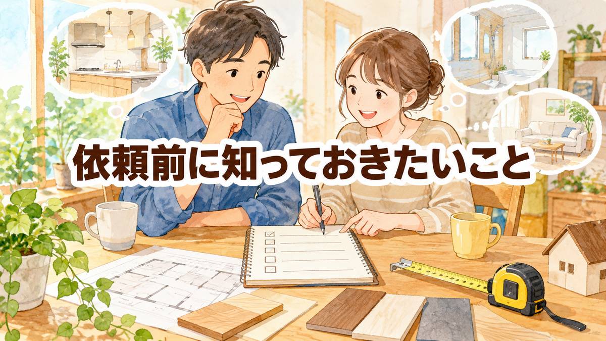 依頼前に知っておきたいこと