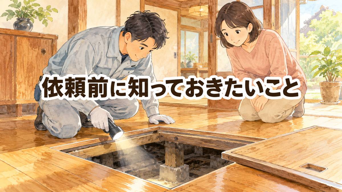 依頼前に知っておきたいこと